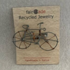 Fair trade bicycle pin